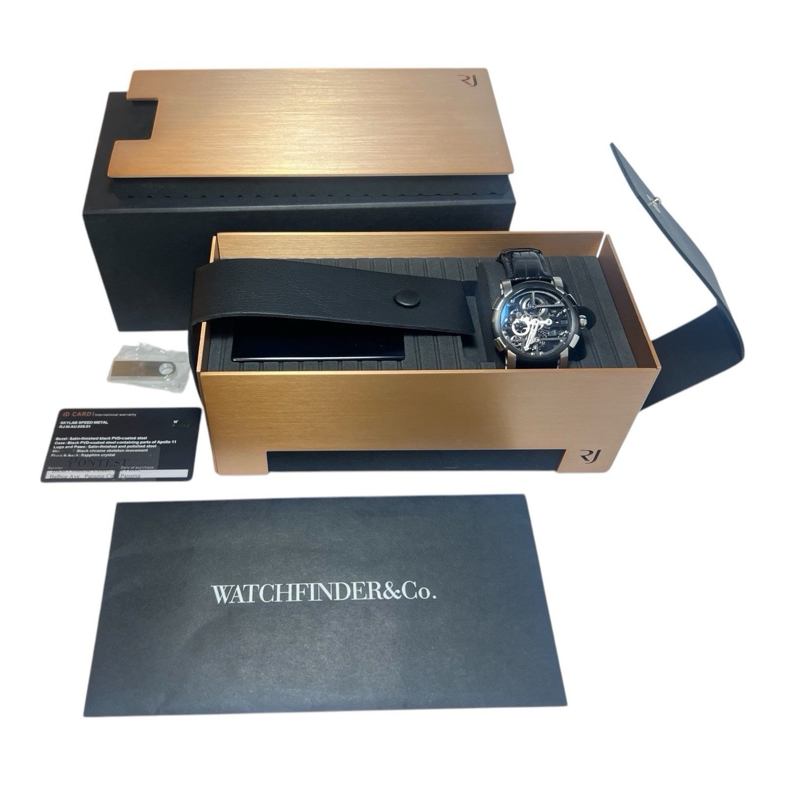 Romain Jerome Skylab Stainless Steel Skeleton Dial 43mm Men’s Watch RJMAU025