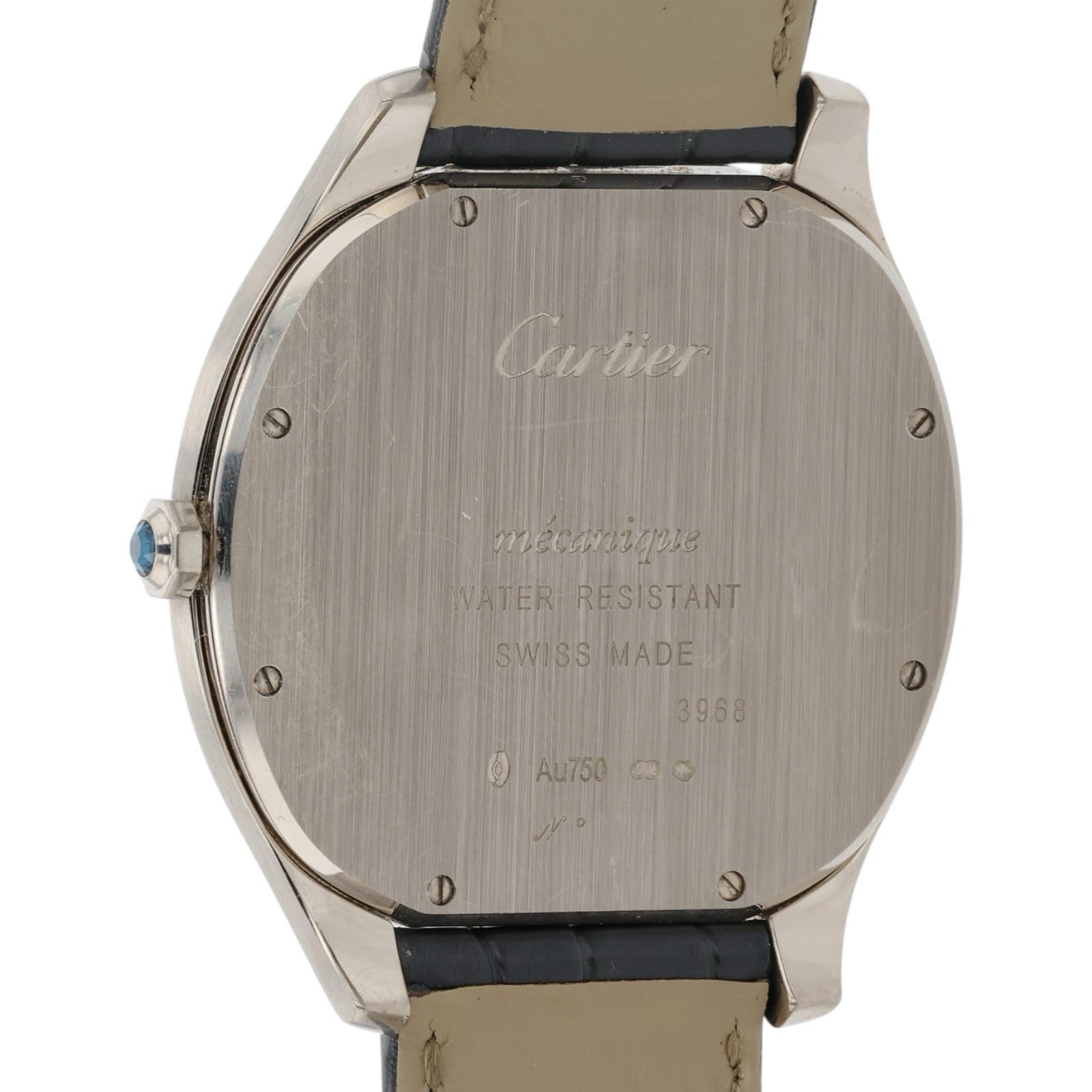Cartier Drive De Cartier Silver Dial 18k White Gold 39mm Manual Wind WGNM0007