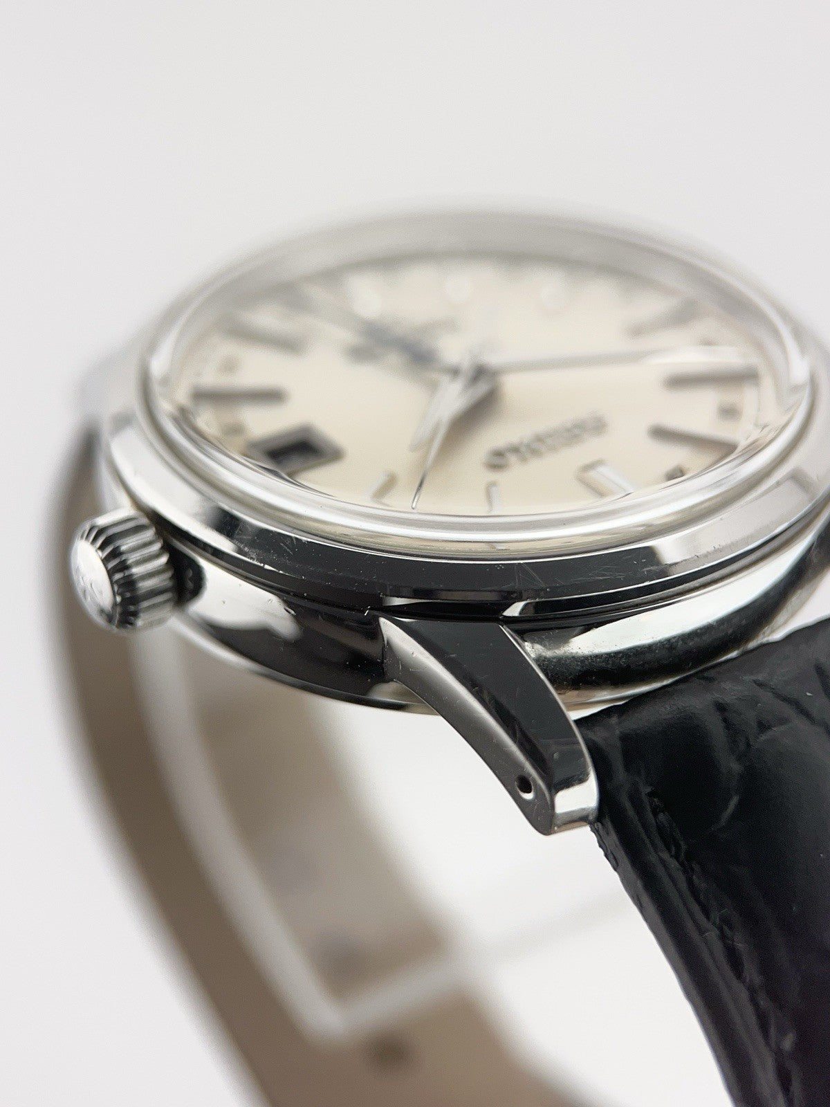 Grand Seiko Stainless Steel Silver Dial 39.5mm Automatic Mens Watch SBGJ017