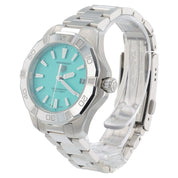 Tag Heuer Aquaracer Stainless Steel Blue Dial 34mm Solar Movement Unisex WBP1315