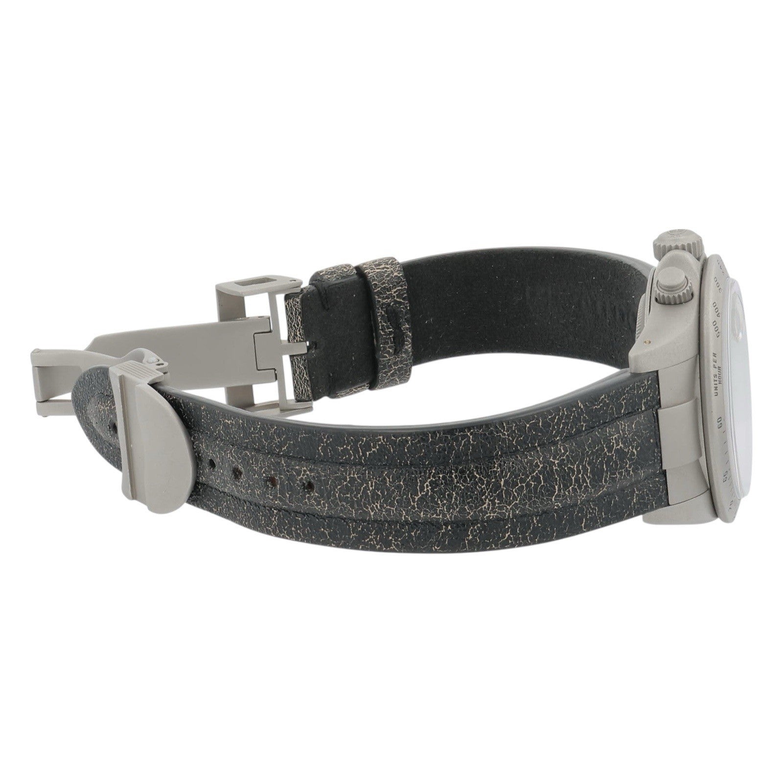 Tudor Prince Sand Blasted Steel Black Dial 40mm Automatic Mens Watch 79280P