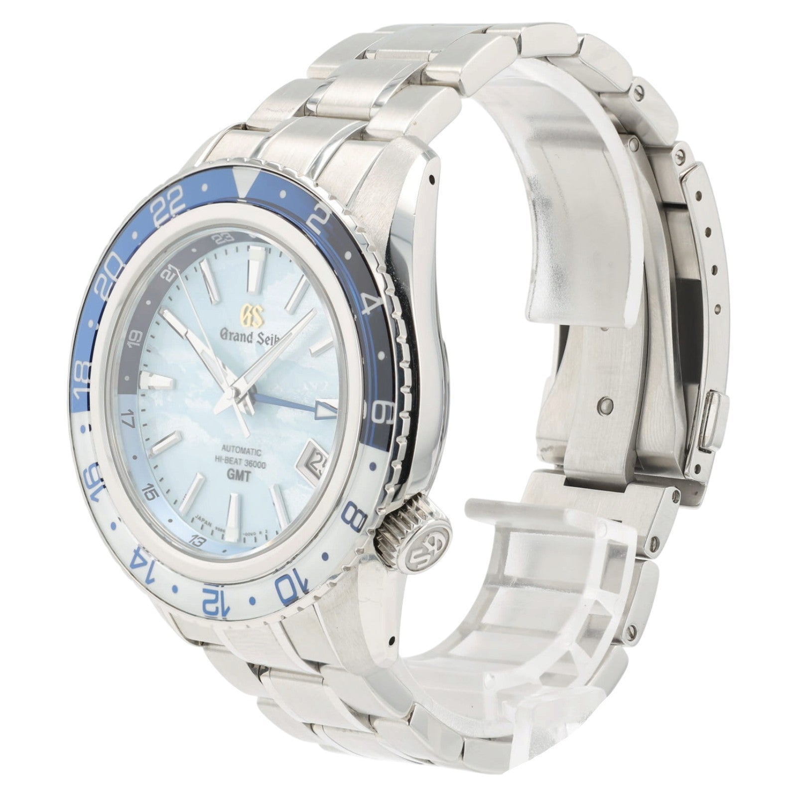 Grand Seiko Sport GMT Limited Blue Dial Steel 44mm Automatic Mens Watch SBGJ275