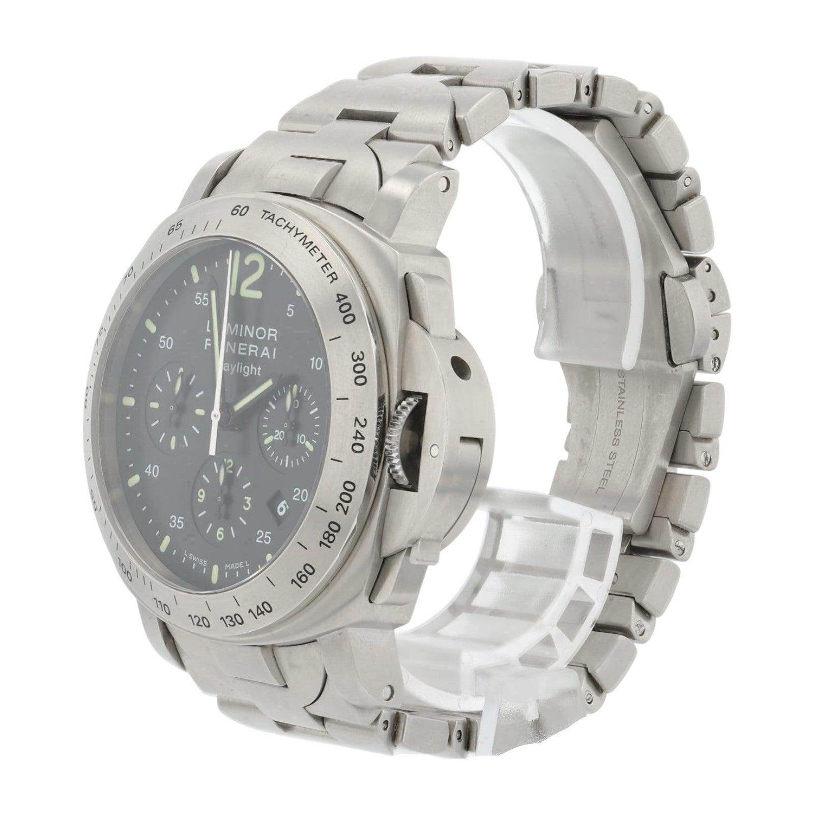 Panerai Luminor Stainless Steel Black Dial 44mm Automatic Men’s Watch PAM00236