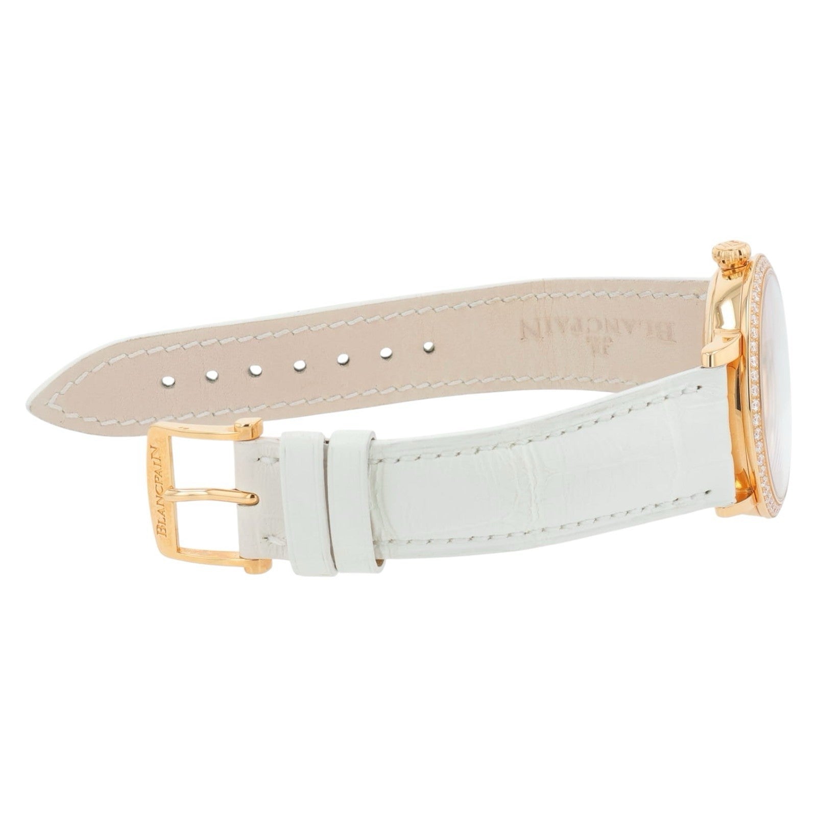 Blancpain Villeret 18k Rose Gold Mother Of Pearl Dial 34mm Automatic Womens 6604