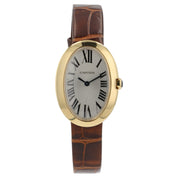 Cartier Baignoire Silver Dial 18k Yellow Gold 31x24mm Quartz Women’s W8000009
