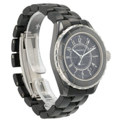 Chanel J12 Black Dial Stainless Steel 39mm Automatic Women's Watch - Box/Papers