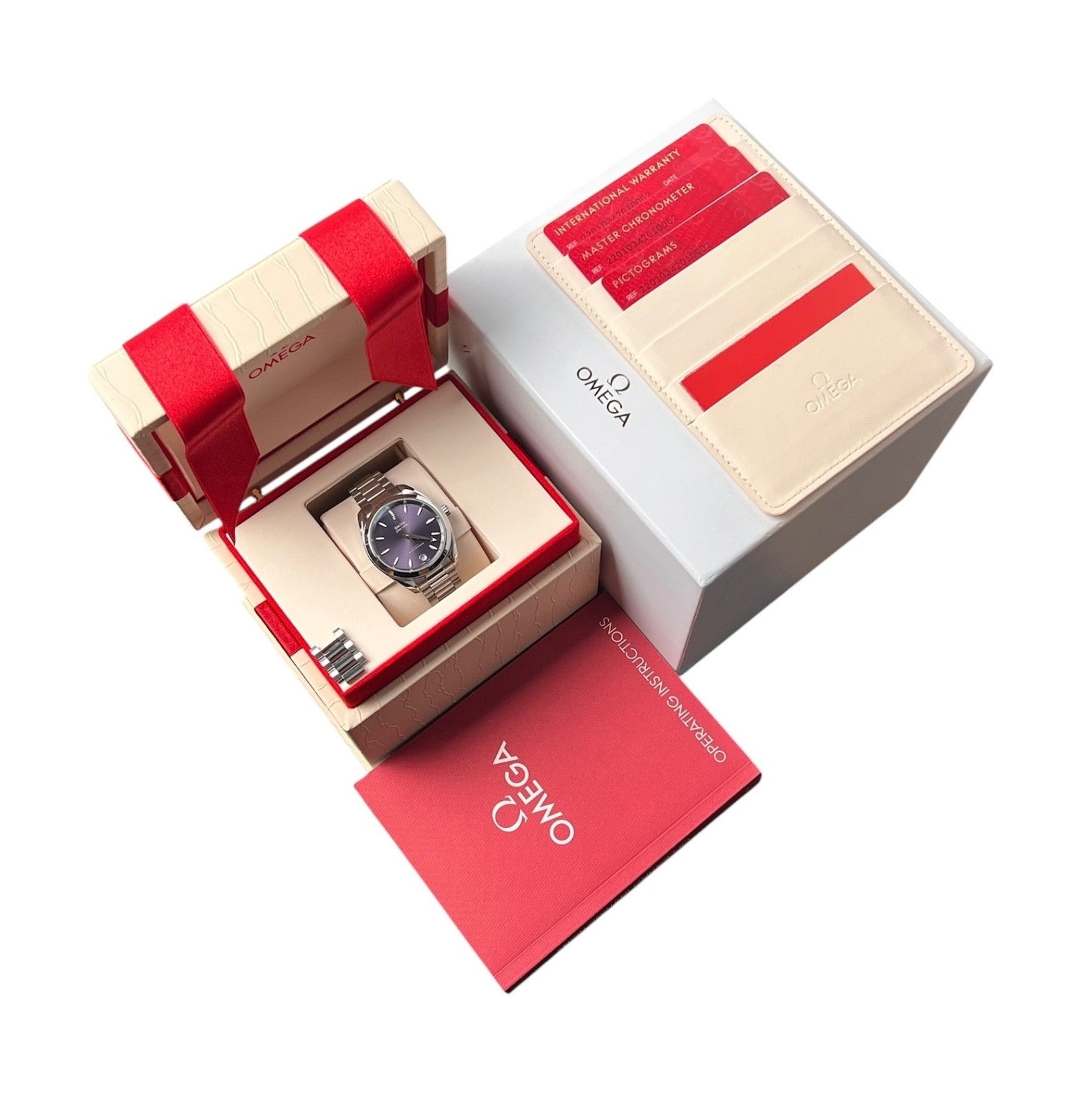Omega Seamaster Aqua Terra Purple Dial Steel 34mm Automatic 220.10.34.20.10.002