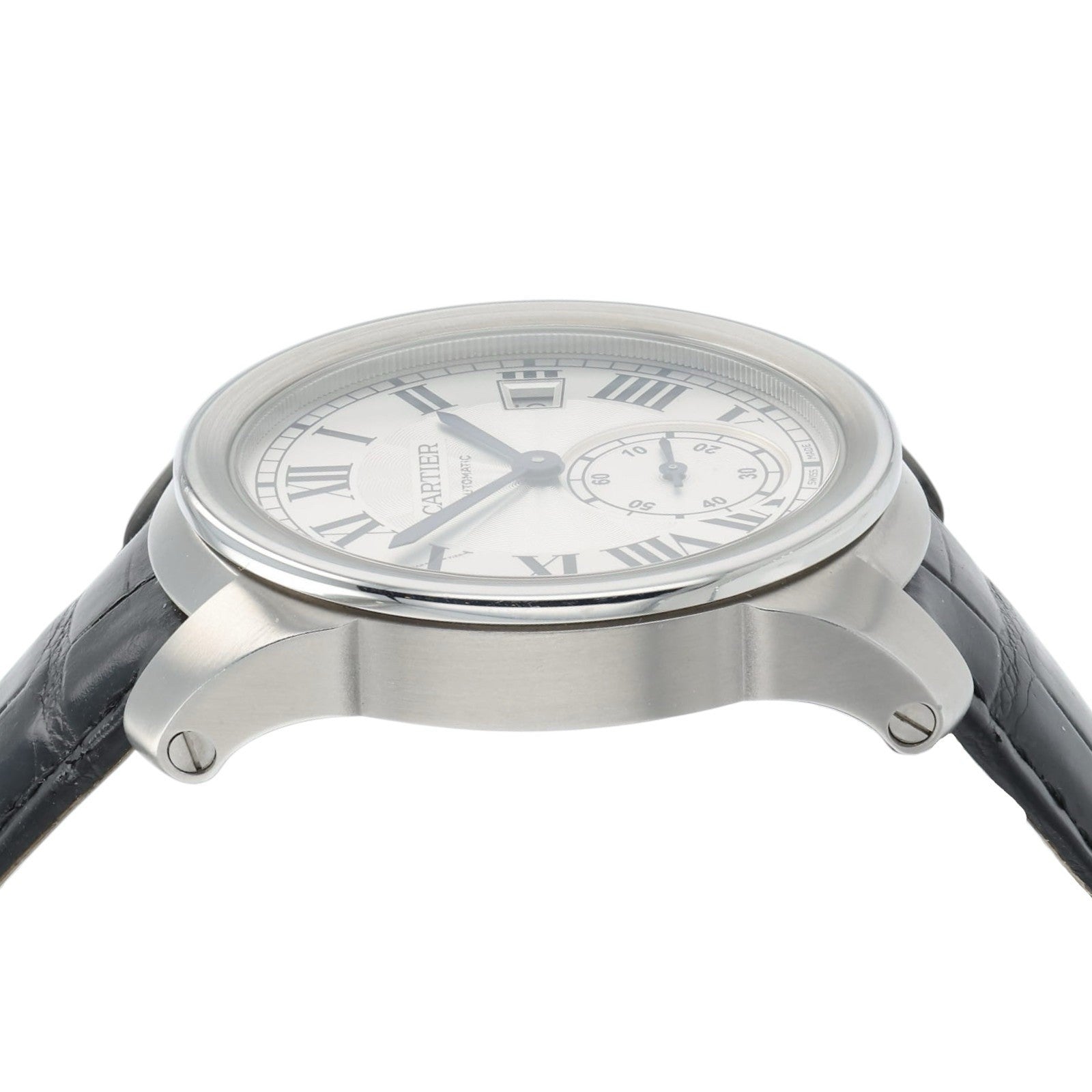 Cartier Calibre De Cartier Silver Dial Steel 38mm Automatic Men’s Watch WSCA0003