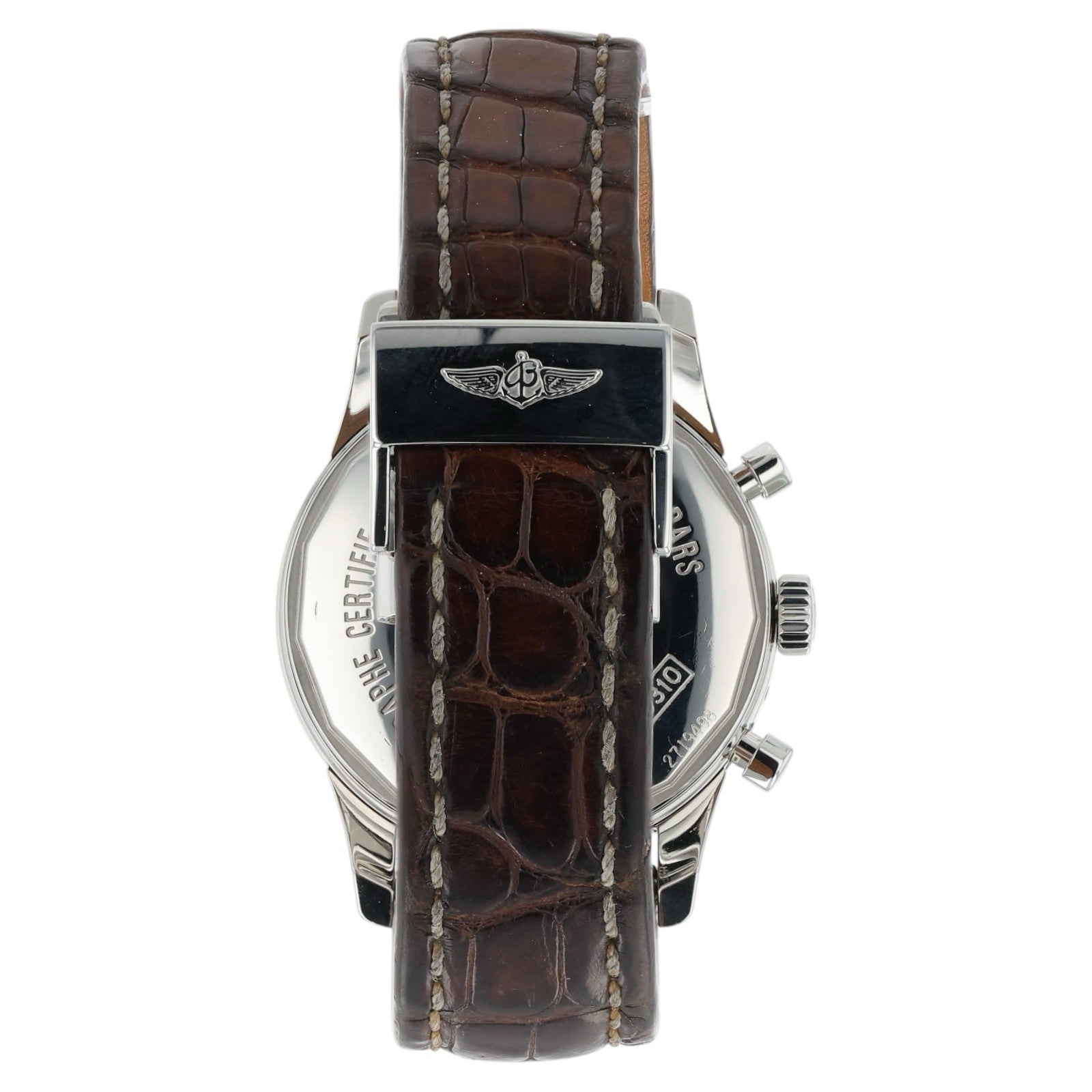 Breitling Transocean Silver Dial Stainless Steel 43mm Automatic Men’s A19310