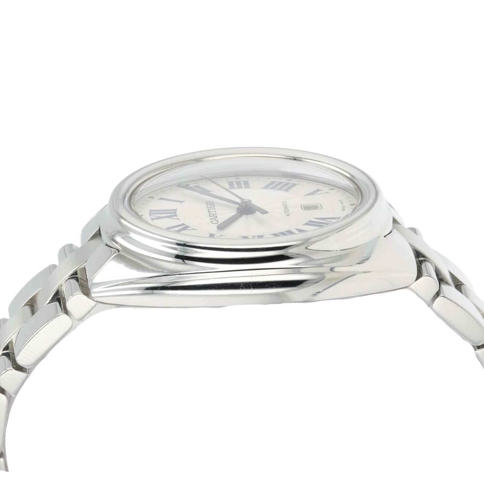 Cartier Cle de Cartier Silver Dial Steel 31mm Automatic Womens Watch WSCL0005