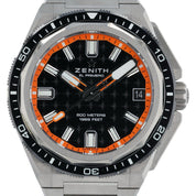 Zenith Defy Stainless Steel Black Dial 42mm Automatic Men’s Watch 95.9600.3620