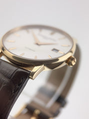Frederique Constant Slim Line 18k Rose Gold White Dial 40mm Automatic FC-316V5B9