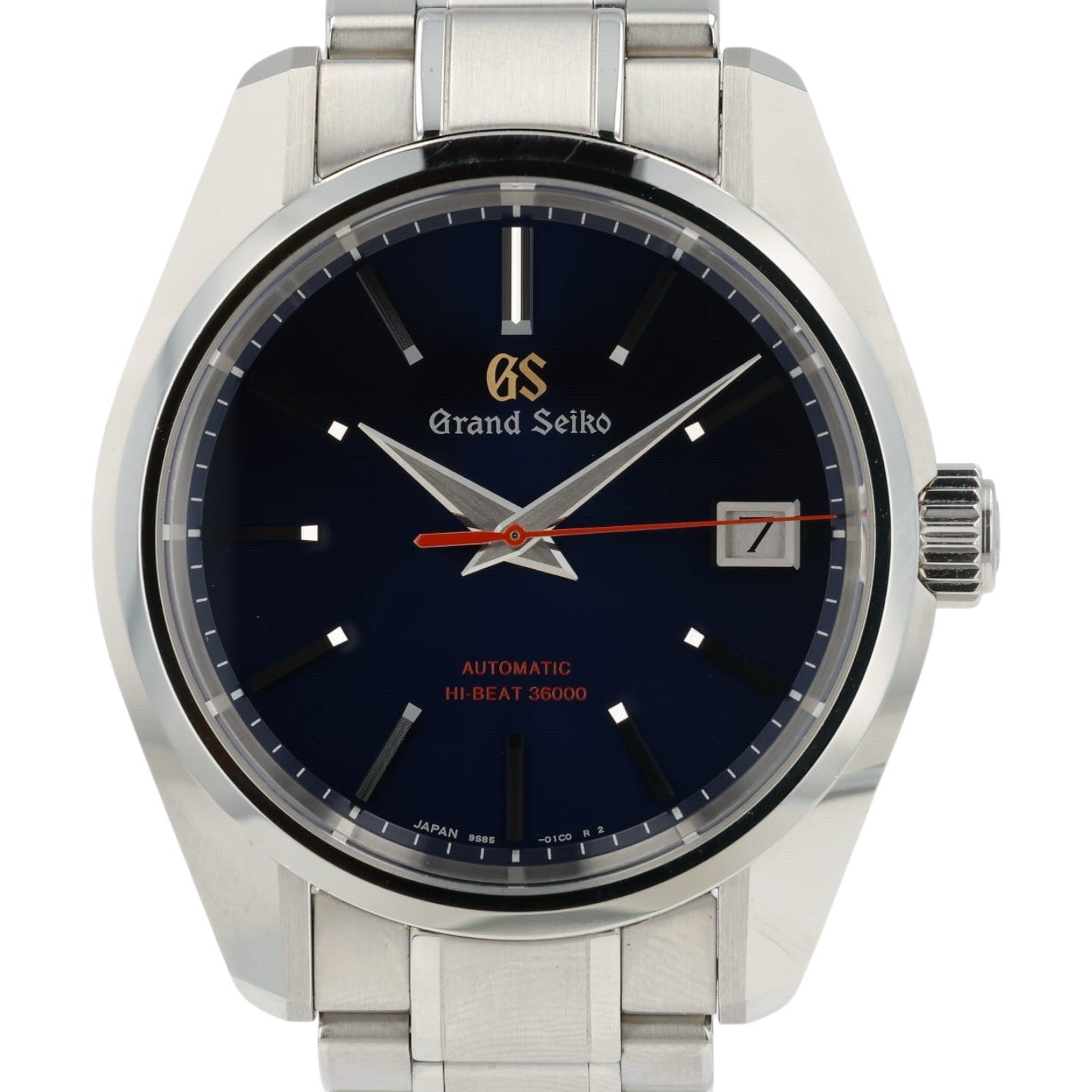 Grand Seiko Heritage Superman Blue Dial Steel 40mm Automatic Mens Watch SBGH281