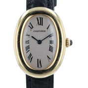Cartier Baignoire Ivory Dial 18k Yellow Gold 23mm Quartz Women’s Watch W1506056