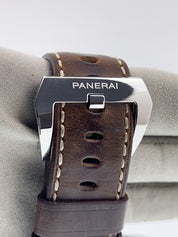 Panerai Luminor Stainless Steel Black Dial 44mm Manual Wind Mens Watch PAM00560