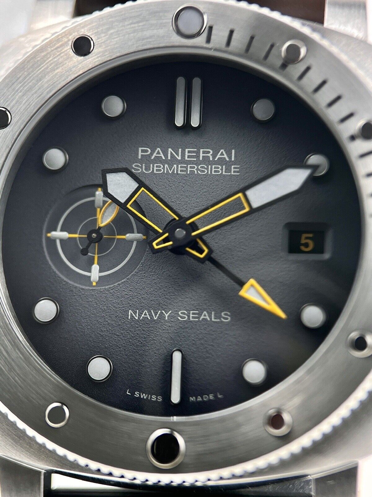 NEW Panerai Submersible GMT Navy SEAL Automatic Men's Watch PAM01323 Box Papers