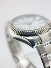 Rolex Datejust II Stainless Steel White Dial 41mm Men's Automatic Watch 116334