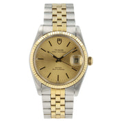 Tudor Prince Oysterdate Champagne Dial Gold & Steel 34mm Automatic Men’s 75203N