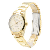 Rolex OP Date Champagne Dial Gold and Steel 34mm Automatic Unisex Watch 15505