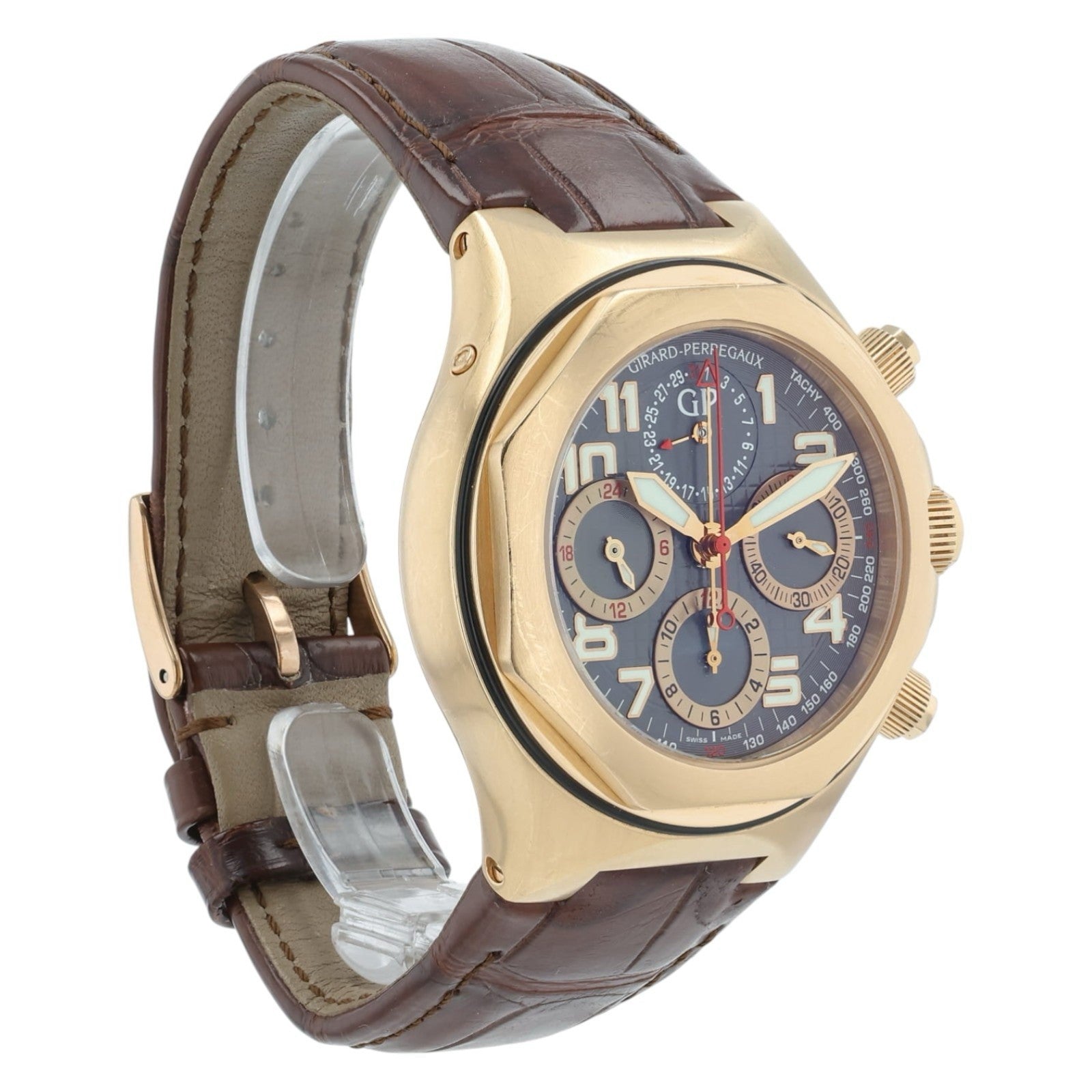 Girard-Perregaux Laureato Evo3 Grey Dial 18k Rose Gold 44mm Automatic Mens 80180