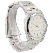 Rolex Date Silver Dial Stainless Steel 34mm Automatic Movement Mens Watch 15000