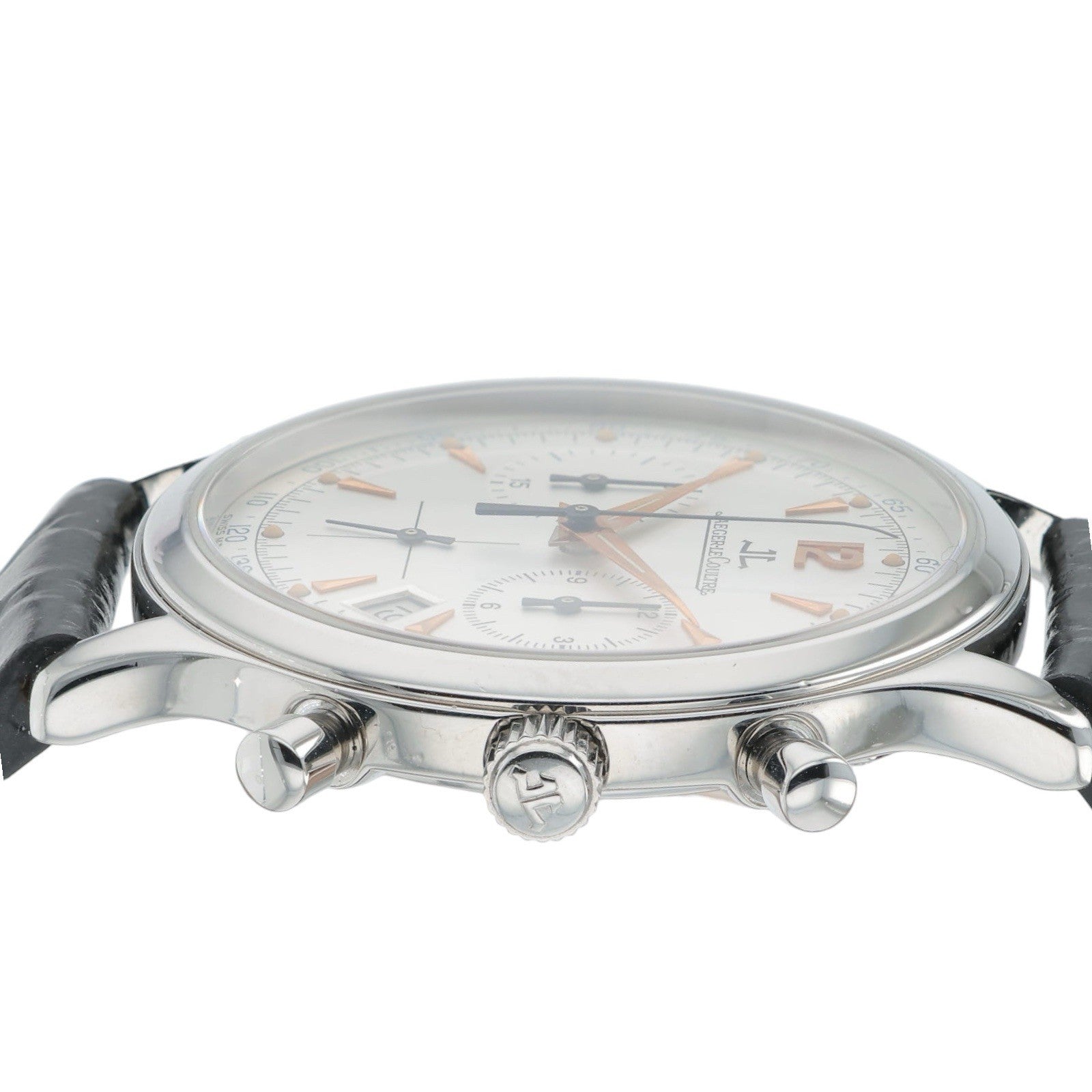 Jaeger-LeCoultre Master Control Steel Silver Dial 34mm Quartz Mens 145.8.31