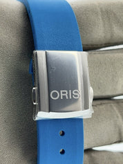 Oris Aquis Date 400 Stainless Steel Blue Dial 41.5mm Automatic Men's Watch 7769