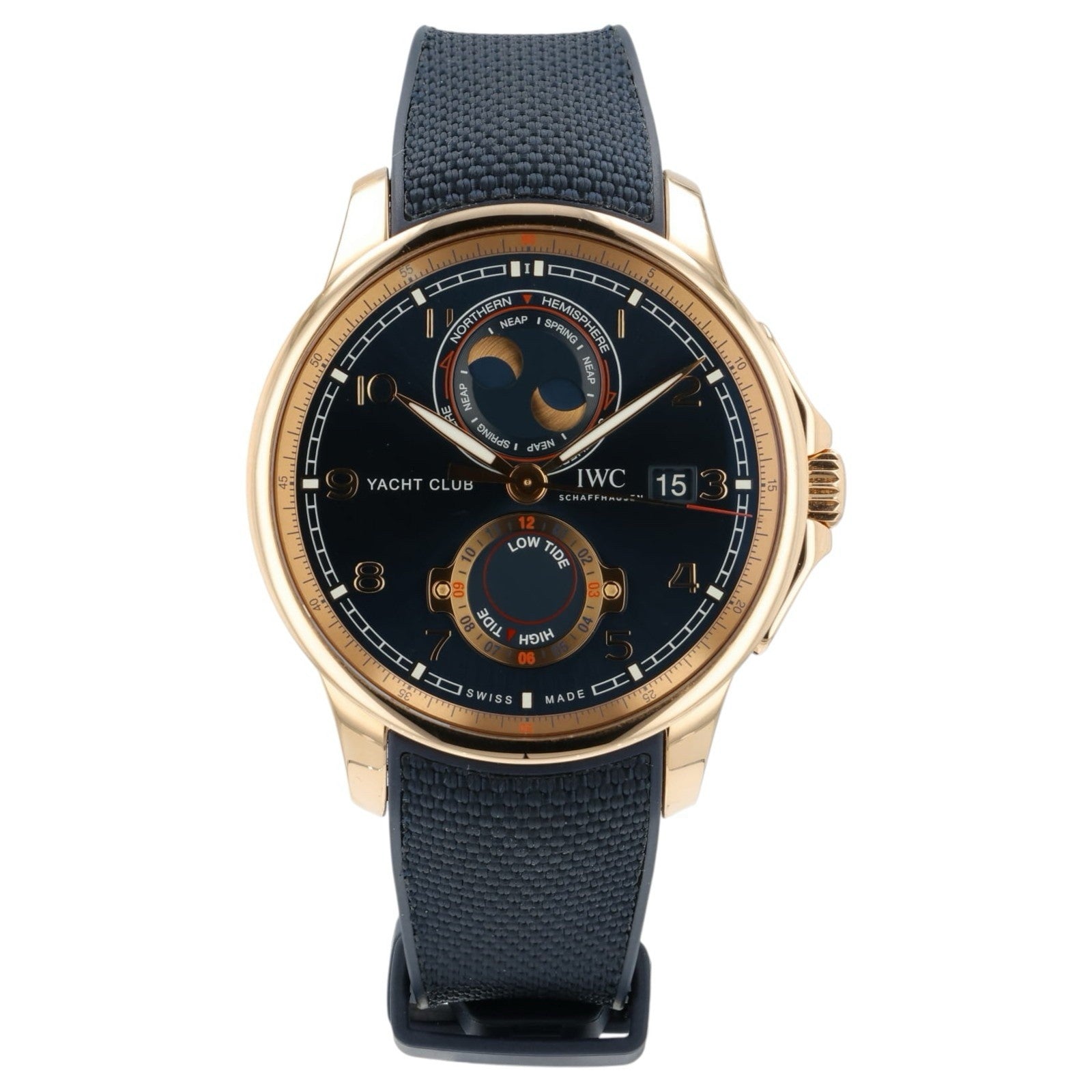 IWC Portugiesser Blue Dial 18k Rose Gold 44.6mm Automatic Men’s Watch IW344001