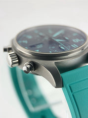 IWC Petronas Pilot Chronograph Titanium Black Dial 41mm Watch IW388108