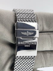 Breitling Superocean Chrono Steel Silver Dial 44mm Automatic Mens Watch AB0162