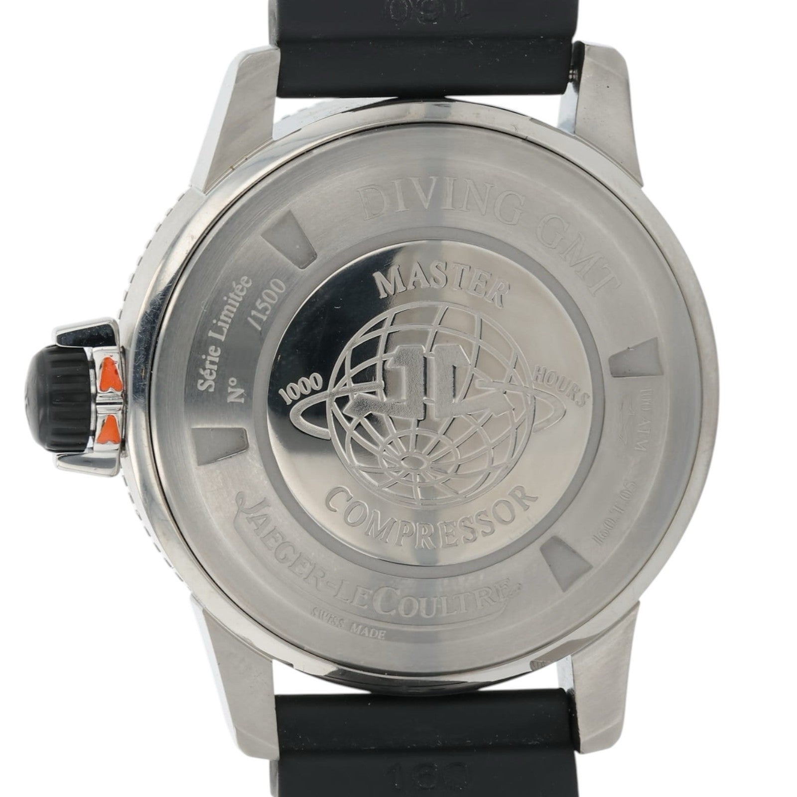 Jaeger-LeCoutlre Master Black Dial Titanium 44mm Automatic Mens Watch 160.T.05