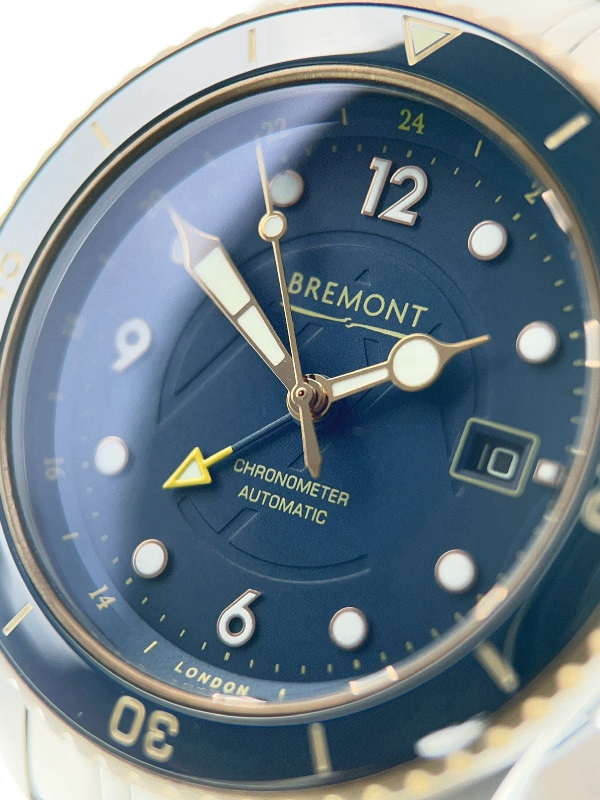 Bremont Project Possible Titanium Blue Dial Date 43mm Automatic Men's Watch