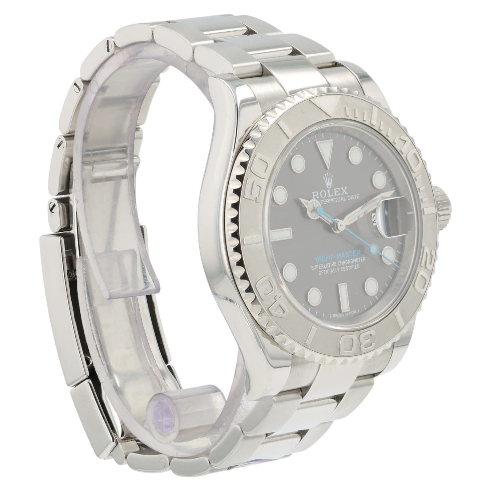 2016 Rolex Yacht-Master Rhodium Dial Stainless Steel 40mm Automatic Mens 116622