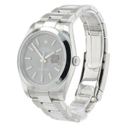 Rolex Datejust Stainless Steel Gray Dial 41mm Automatic Movement Men’s 126300