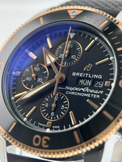 Breitling Superocean Heritage II Gold & Steel Black Dial 44mm Automatic U13313