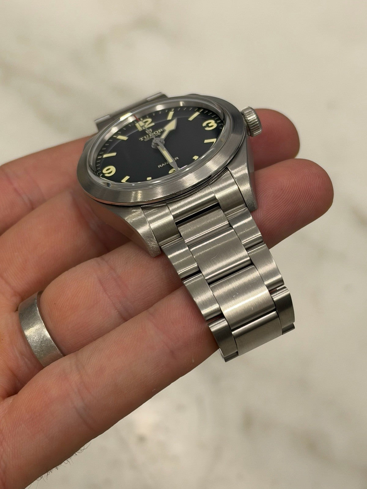 2022 Tudor Ranger 39mm Stainless Steel 79950 Black Dial Automatic Mens Watch