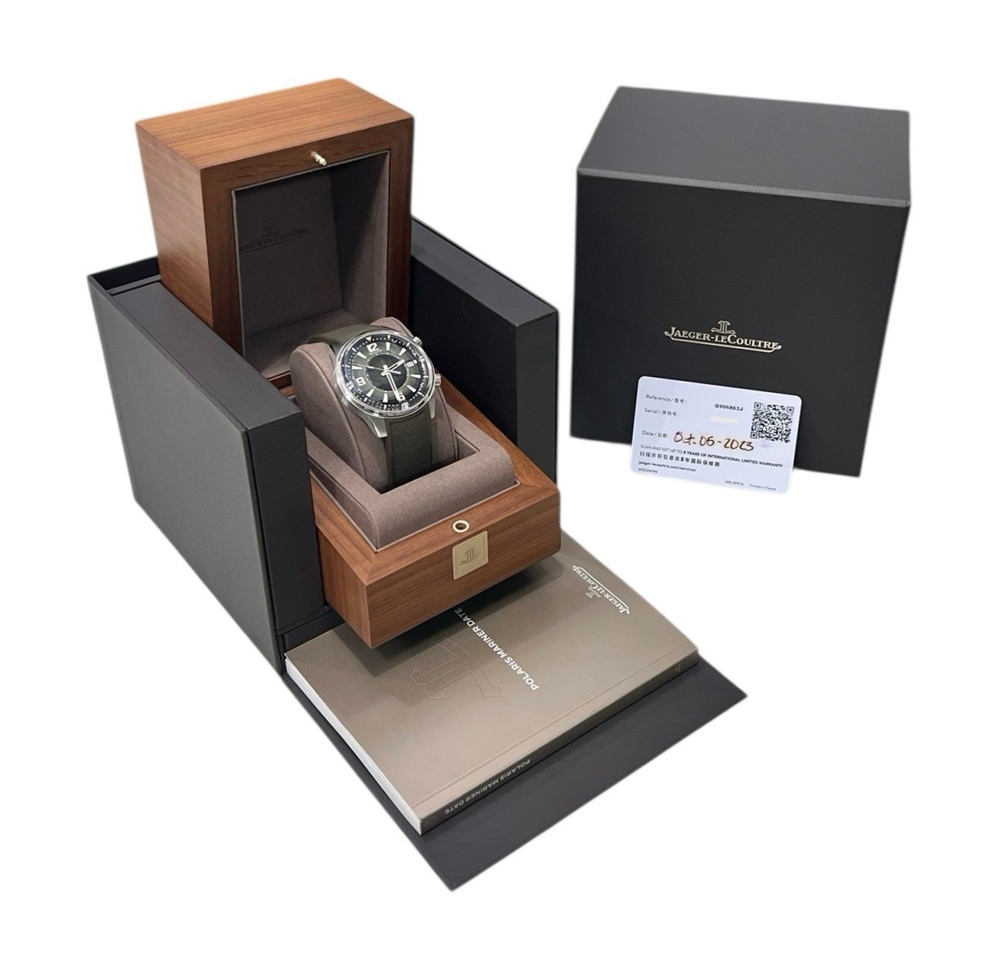 Jaeger-LeCoultre Stainless Steel Green Dial 42mm Automatic Men's Watch Q906863J