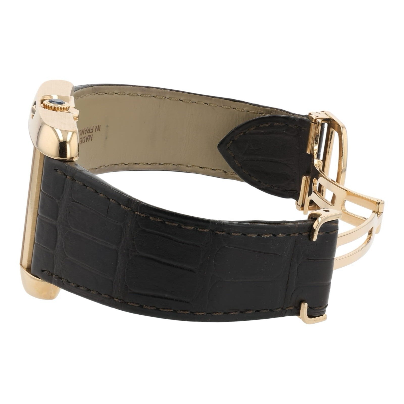 Cartier Tank Anglaise 18k Rose Gold Silver Dial 39mm Automatic Men’s W5310004