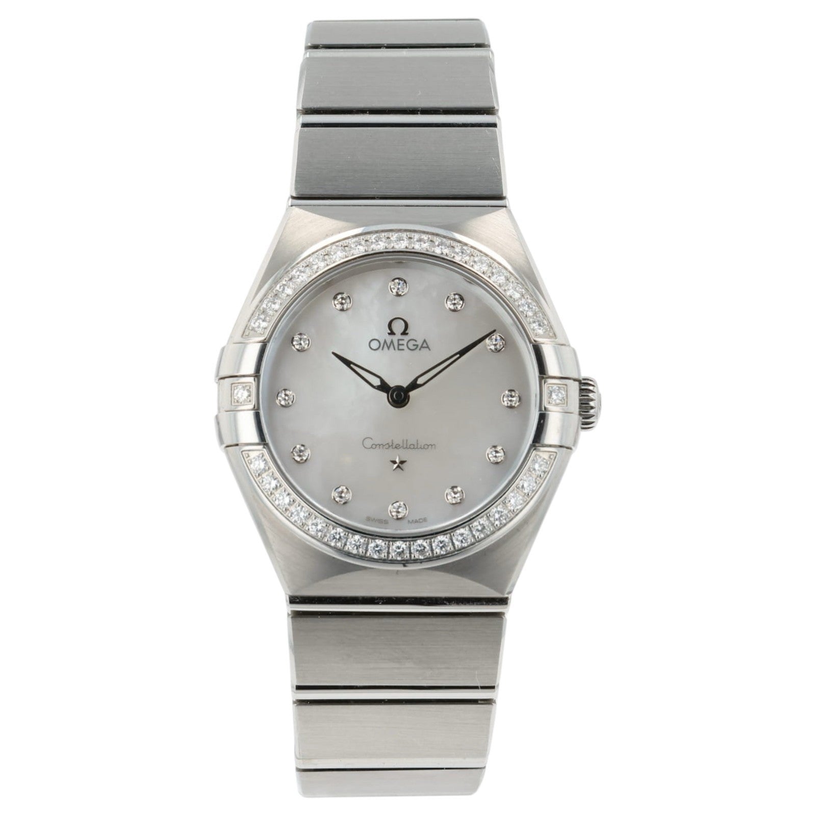 Omega Constellation MOP Dial Steel 28mm Quartz Women's Watch 131.15.28.60.55.001