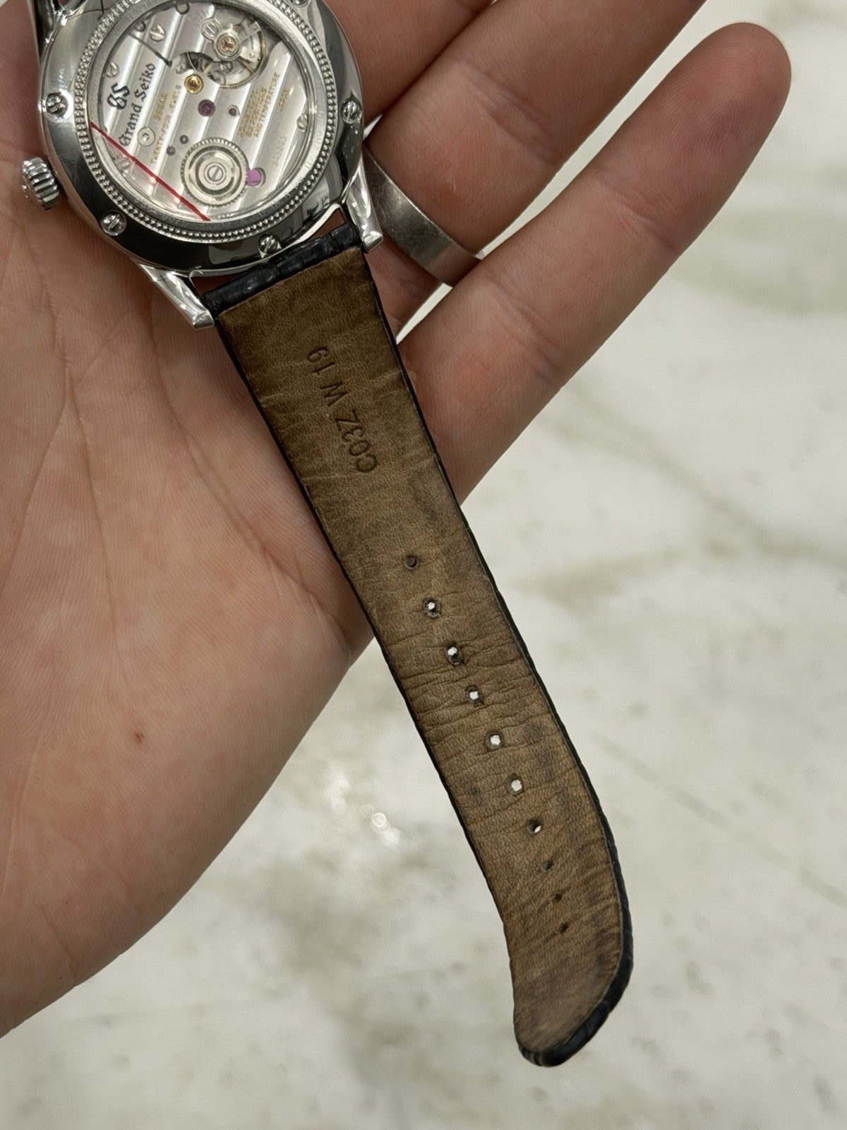 Grand Seiko Elegance Stainless Steel Blue Dial 37.3mm Watch SBGW283