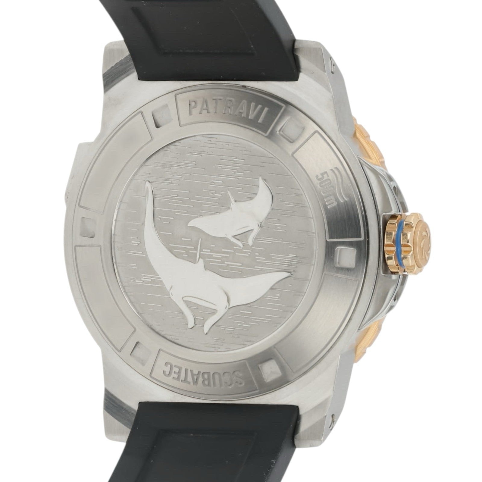 Carl F Bucherer Patravi Scuba Tec Blue Dial 18k Gold & Steel 44.6mm 10632.24