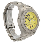 Breitling Avenger Yellow Dial Titanium 44mm Automatic Men’s Watch E173370