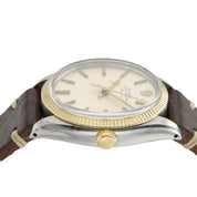 Rolex Air-King Silver Dial Gold & Steel 34mm Automatic Movement Men’s Watch 5501