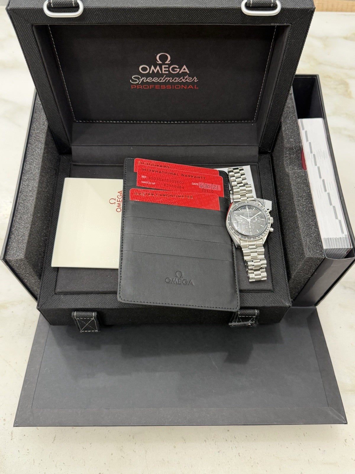 Omega Speedmaster Moonwatch 42mm Black Dial Sapphire Watch 310.30.42.50.01.002