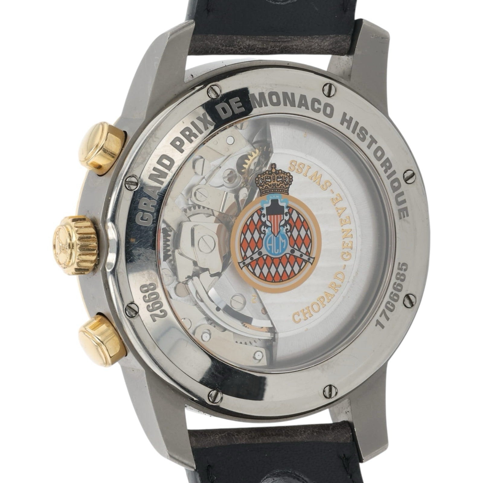 Chopard Grand Prix Grey Dial Titanium & Rose Gold 42mm Automatic Mens Watch 8992