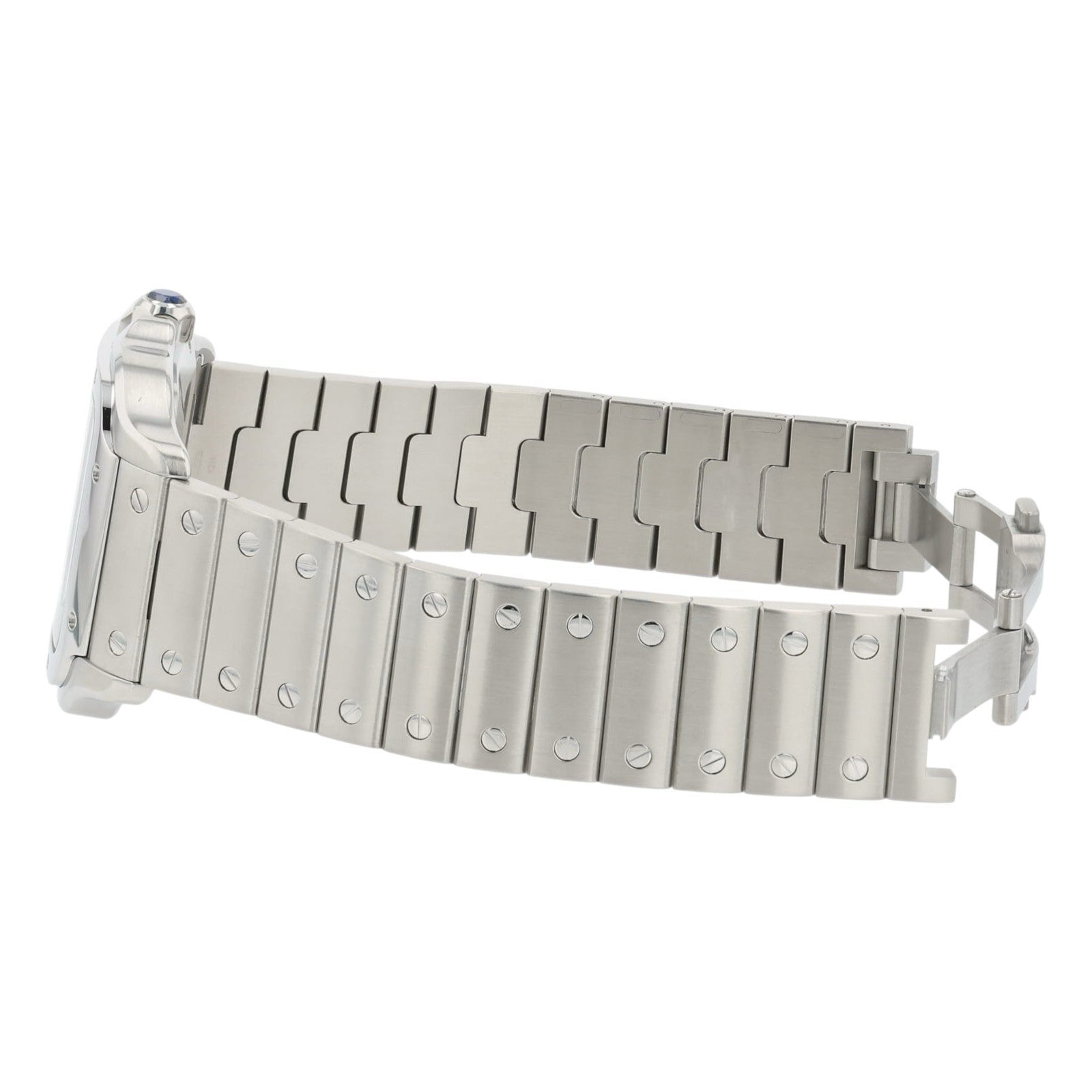 Cartier Santos Stainless Steel Blue Dial 39.8mm Automatic Men’s Watch WSSA0013