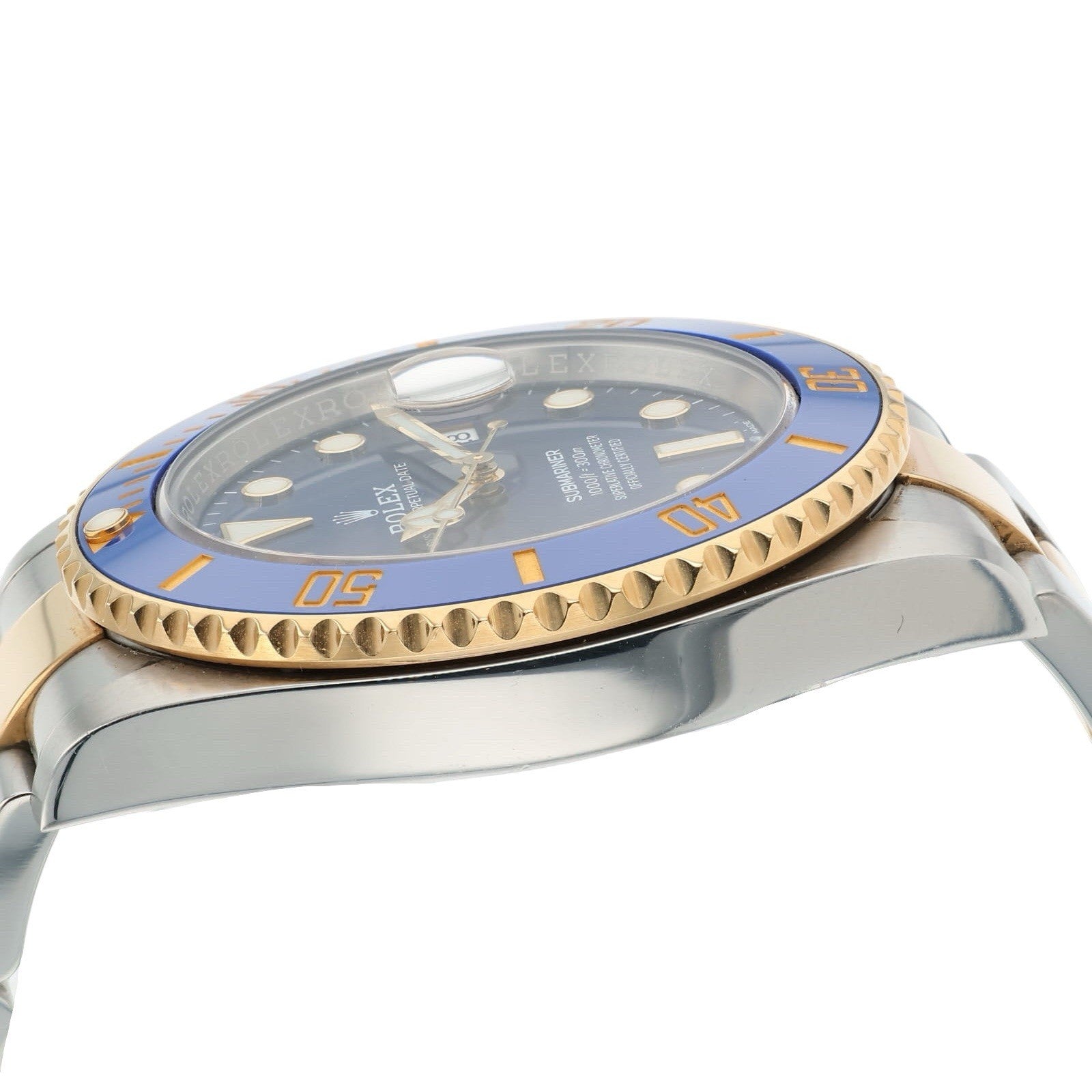 Rolex Submariner Date Gold & Steel Blue Dial 41mm Automatic Movement Mens 126613