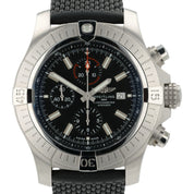 Breitling Avenger Stainless Steel Black Dial 48mm Automatic Men’s Watch A13375