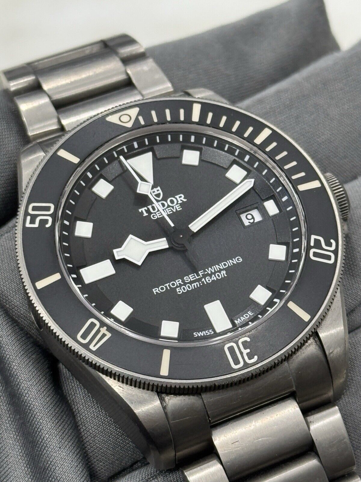 2016 TUDOR Pelagos Black Dial  25500TN Automatic Titanium Mens Watch