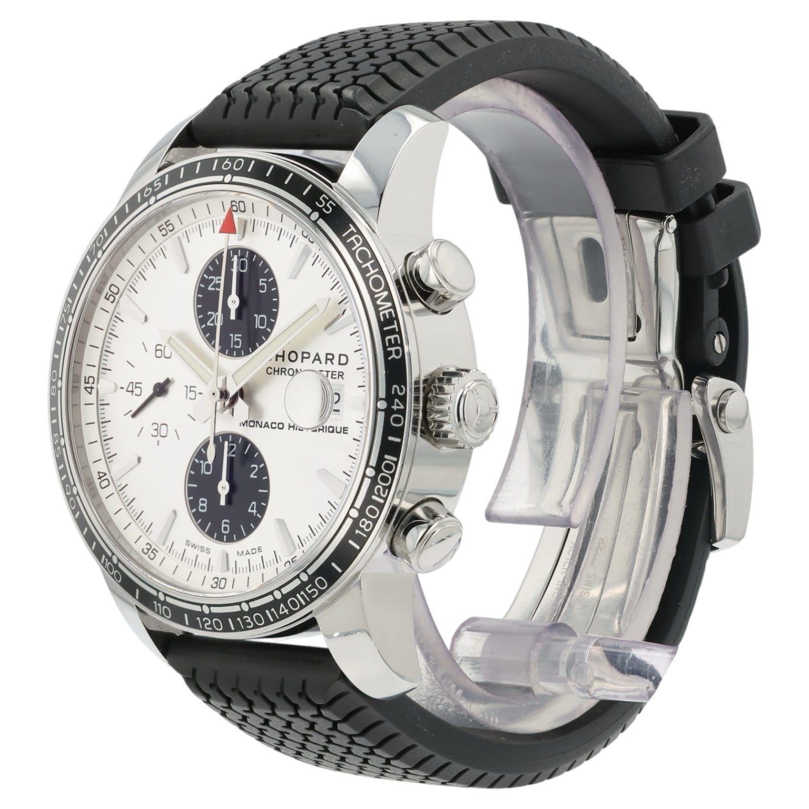 Chopard Monaco Historique Silver Dial Stainless Steel 42mm Automatic Men’s 8992